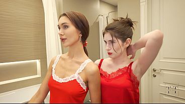 Instead Of The Club, They Decided To Have Fun In The Shower. 4K HD Tim Team