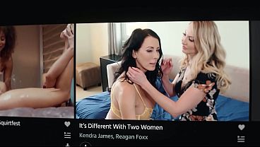 Lesbian Michelle Anderson Convinces Straight Bestie Coco Lovelock To Experiment With Her In Class