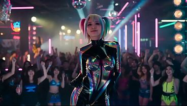Lesbian fun in the club – AI