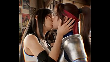 Tifa lockhard x Jessie Rasberry lesbian (AI generated)